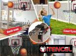 Mini aro de baloncesto LED con control remoto – Diversión deportiva en casa | videojuegoshabana.com