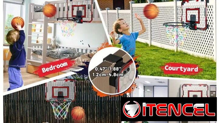 Mini aro de baloncesto LED con control remoto – Diversión deportiva en casa | videojuegoshabana.com