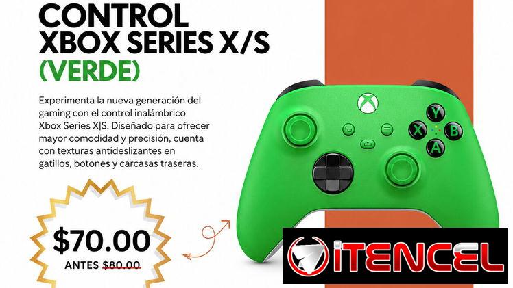 Control Xbox Series X/S (Verde) | videojuegoshabana.com