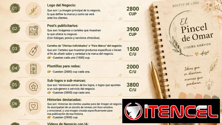 Diseño gráfico. Creación de imagen de marcas. creación e tarjetas de presentación, logos y publicidad digital.