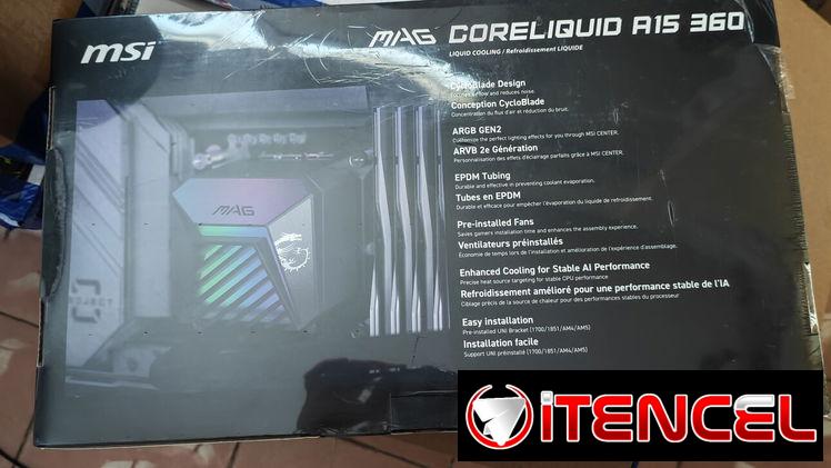 Disipación líquida MSI MAG Coreliquid A15 360 nueva en caja sellada!!!