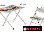 📢 Set de estudio (mesita + sillita) para los más pequeños del hogar. Importados