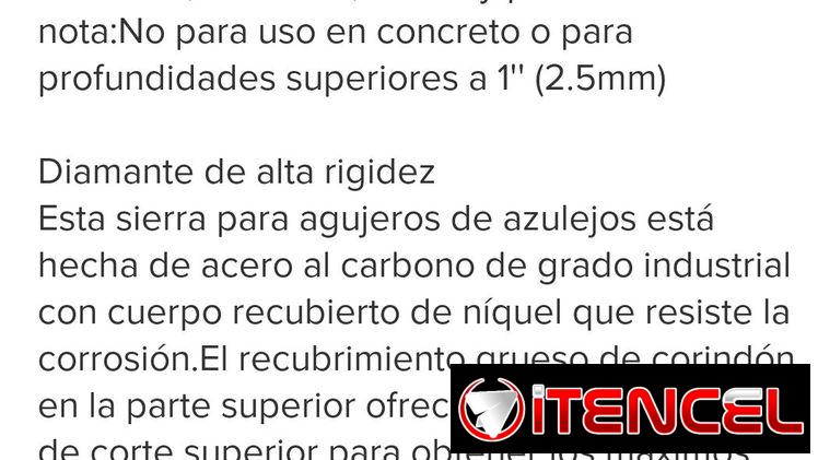 Juego de Barrenas Circulares Diamantadas para Cerámica, Mármol y Vidrio!!