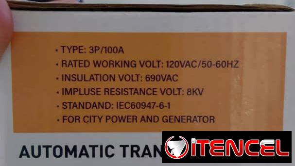 Transfer switch automático para sistema de respaldo o la red eléctrica nuevos en caja !!!!