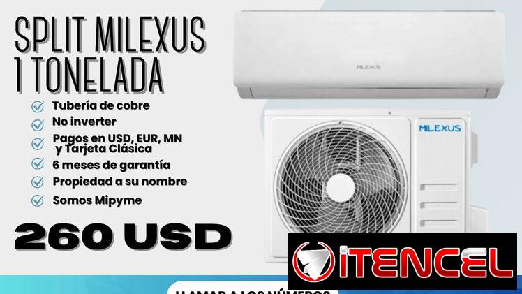 ❄️SPLIT MILEXUS 1 TONELADA 💲260 USD