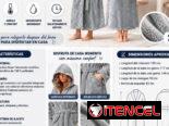 ALBORNOZ UNISEX AFELPADO CON CAPUCHA, ENTREGA DE FACTURA, VARIEDAD DE ÚTILES DEL HOGAR, ETC