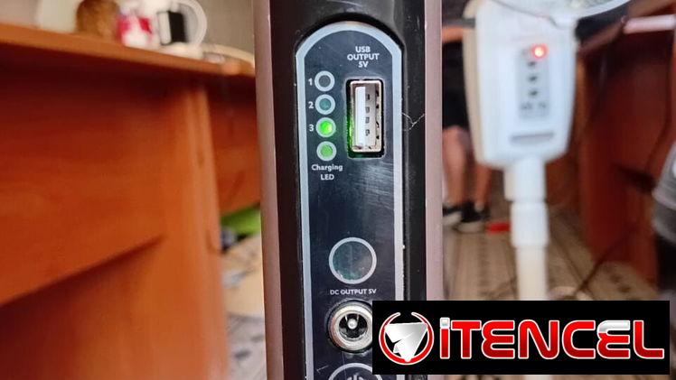 🌬️ VENTILADOR 🌬️ RECARGABLE ISLATECH FS‑338 INCLUYE PANEL SOLAR Y MANDO A DISTANCIA. TL 54833699