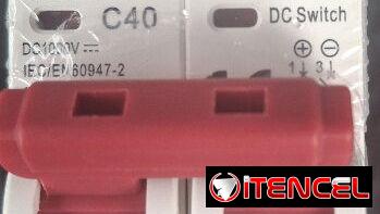 Breaker 40 A DC (corriente directa) ( paneles solares / inversores y baterías litio ) – (Breke / breker)