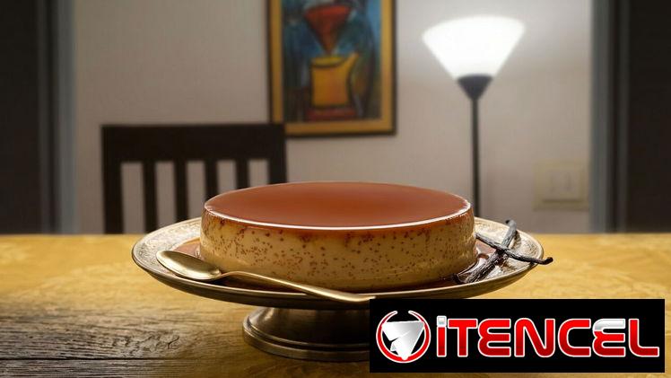 Flan casero al caramelo