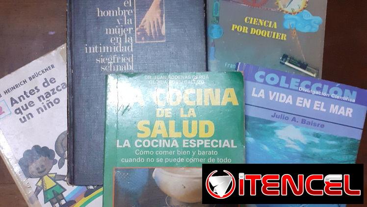 Por 400 se incluyen los 5 libros de literatura científica en perfecto estado. Tel. 52703482