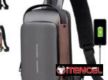 Bolso antirobo impermeable de hombre 3 combinaciones de colores disponibles
