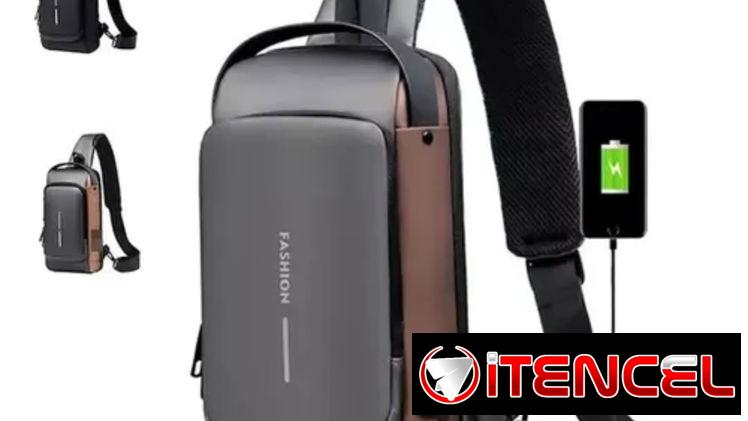 Bolso antirobo impermeable de hombre 3 combinaciones de colores disponibles