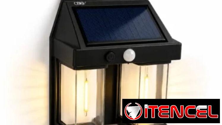 En venta lámpara solar de pared