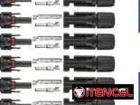 30 Pares de Conector Mc4  Para Panel Solar ,  Macho/Hembra  , ( en el vedado )