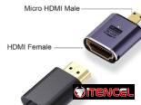 * Adaptador Micro HDMI para HDMI 8K AreMe