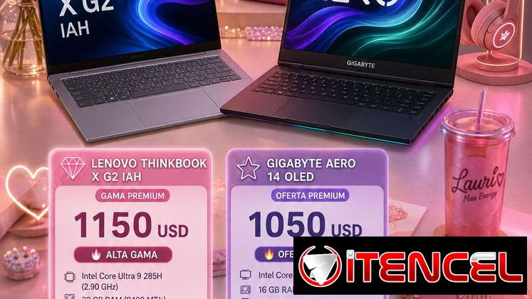 💖💻✨ ¡NUEVAS LAPTOPS EN LAURIMAX ENERGY! Lenovo ThinkBook X G2 IAH y Gigabyte Aero 14 OLED ✨💻💖📲+5354389456