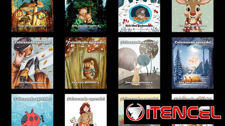 Libros de colorear de animales, dinosaurios, aviones, casas y otros, por temáticas y variados…