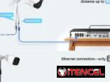 Kit de 6 cámaras ip 5mpx audio bidireccional