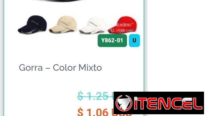 Gorras con variedad de colores
