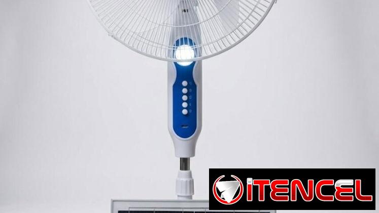 Ventiladores Recargables d 16″ con panel solar