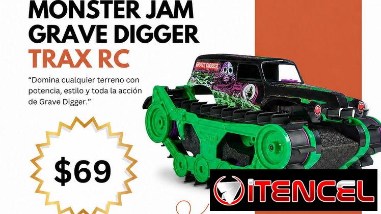 Monster Jam Grave Digger TRAX RC | videojuegoshabana.com