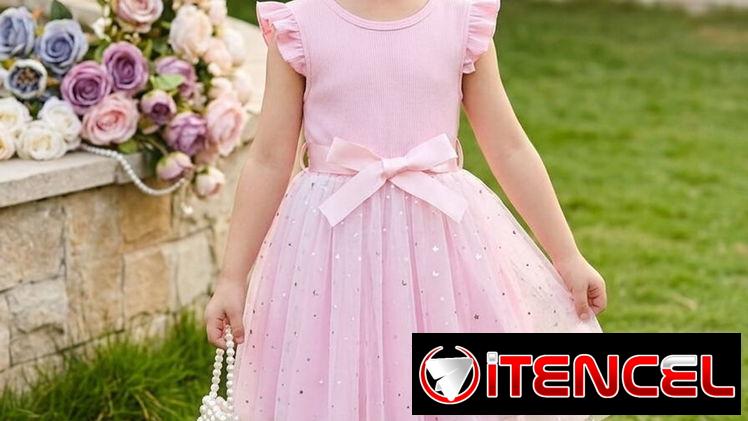 VESTIDO ROSADO PARA NIÑA