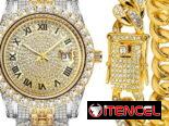 Cadenas,relojes y manillas diamantadas,Cintos de perlas