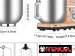 Mezcladora, merenguera de 7 litros  y 660 W