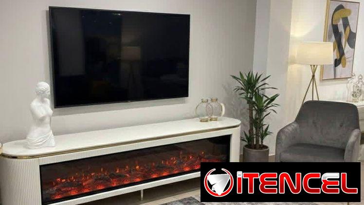 Chimeneas eléctricas en blanca y en gris