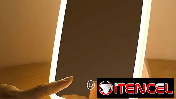 Espejo de maquillaje led, modelo sencillo