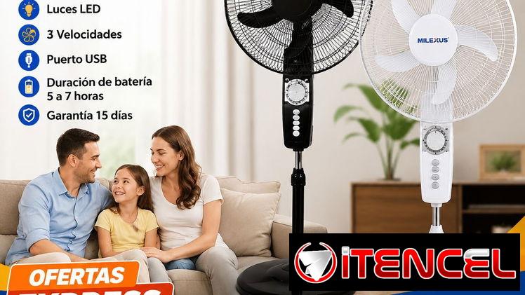 Ventiladores recargables