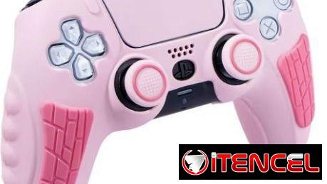 Fundas de silicona para mandos de PS5, incluye las gomitas del joystick y calcomanía del táctil! 15USD