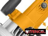 50236151  Sierra circular INGCO, 1400 W | Sierra eléctrica de 4800 rpm, mango mejorado, profundidad de corte ajustable/c