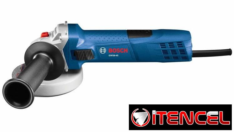 Pulidora BOSCH GWS8-45 / Esmeriladora angular 4-1/2′ 900W (110V/60Hz) 11000RPM + DISCO DE DESBASTE en 115 Usd