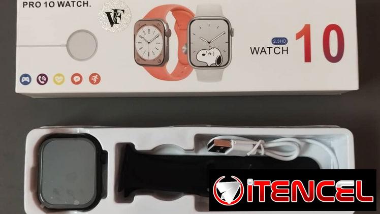 Smartwatch o reloj inteligente Pro 10 nuevos en su caja color negro  para hombre