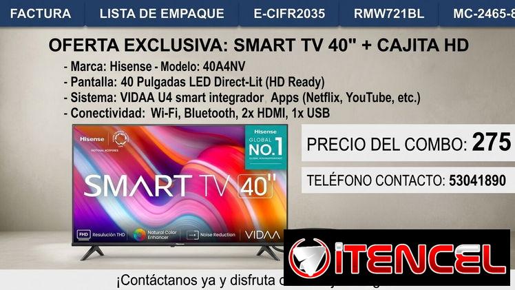 S-MART TV DE 40 PULGADAS