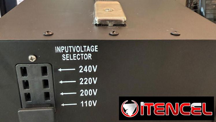 Convertidor de voltaje varias entradas y salida 110v y 220v