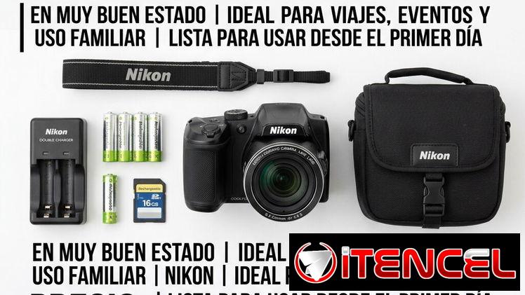 📷 VENDO KIT COMPLETO CÁMARA NIKON COOLPIX L840 📷
