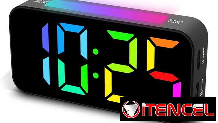 – Reloj despertador RGB para niños y adultos