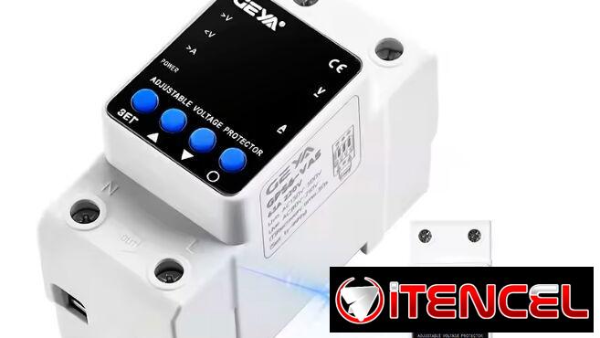 GEYA , Protector contra sobrevoltaje y bajo voltaje programable para AC