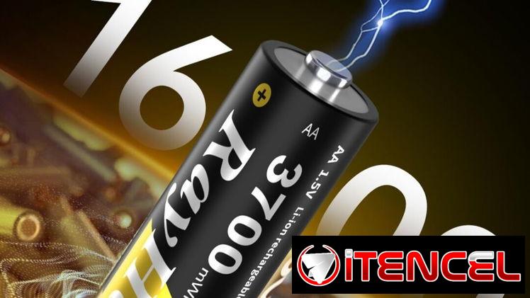 ‼️Pack de 12 Baterías AA Recargables de Litio 3700mWh 🔋 ‼️