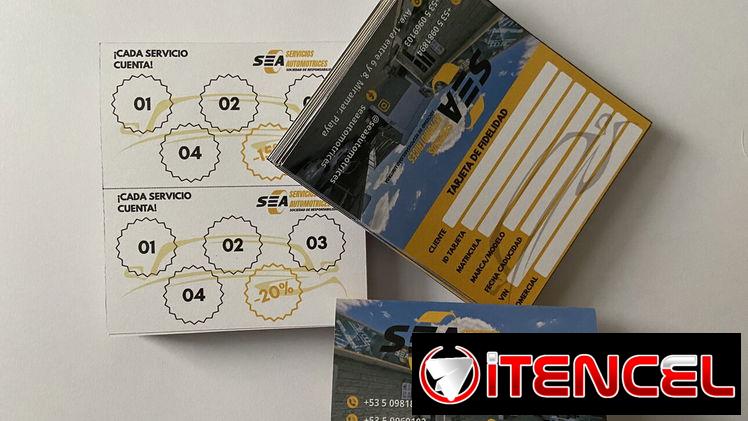 Tarjetas de presentación/ tarjetas de fidelidad / tarjetas de agradecimiento/ tarjetas / insumos negocios
