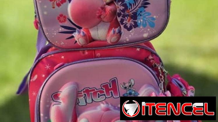 Mochila con ruedas para niños y niñas de tendencia Stitch no pierdas la oportunidad