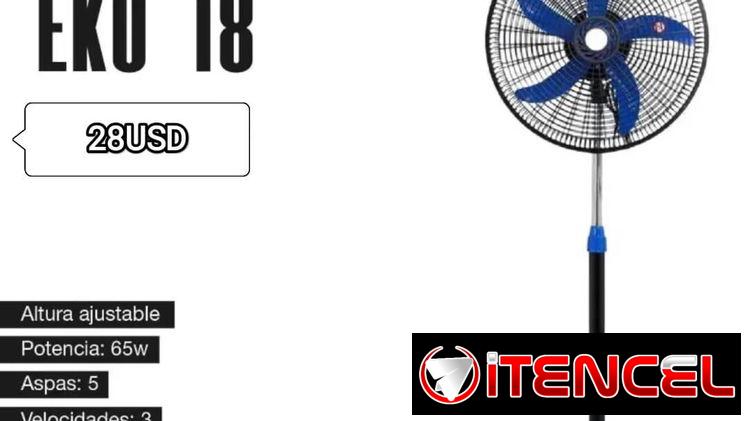 Ventilador de pedestal EKO 18″