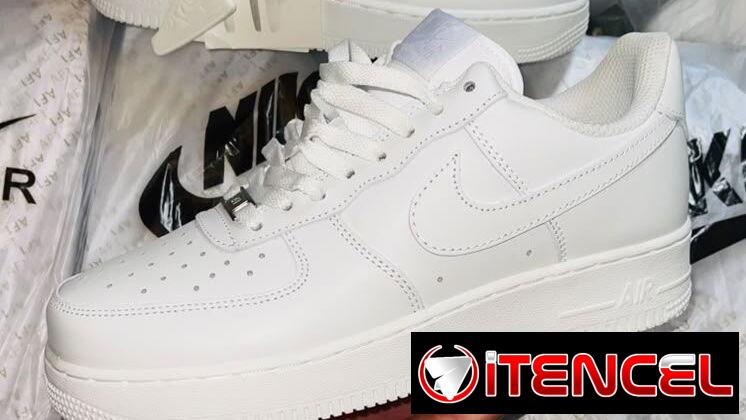 NIKE AIR FIRCE CAlIDAD G5 ⚪️Air Force blanco – 36.5 ,40,41,42,43,44  ⚫️Air Force negro – 36,37,38,39