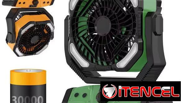 Telef 53511990 55 USD por unidad…Más de 20 a 53 USD  Ventilador Recargable para Exteriores con Batería de 30000mAh Portá