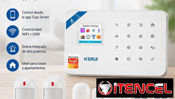 Sistema de alarma KERUI WIFI/GSM con Sirena integrada 🌐 100.45 USD
