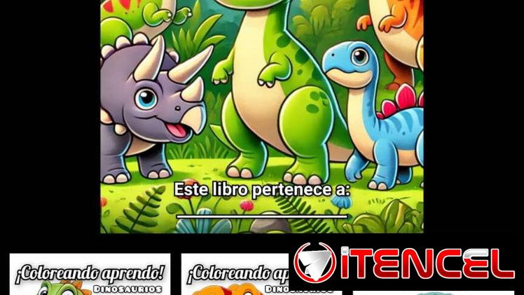 Libro de dinosaurios para colorear