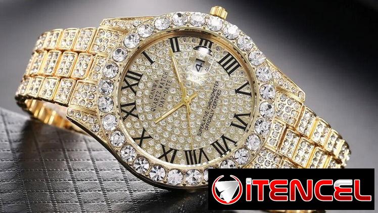 Cadenas,relojes y manillas diamantadas,Cintos de perlas