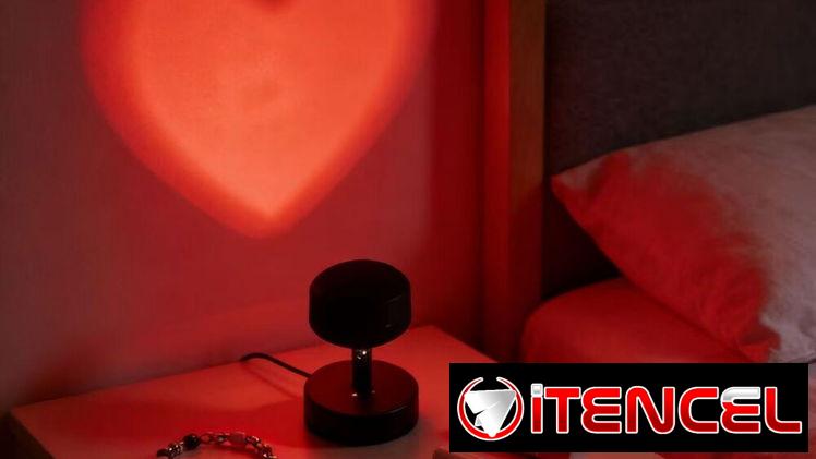 Proyector de luz de corazon